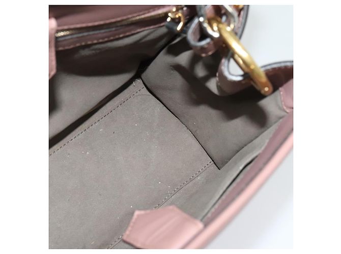 Borsa a mano in pelle FENDI Runaway Small 2way Rosa Oro Auth bs25561 D'oro - vista 19