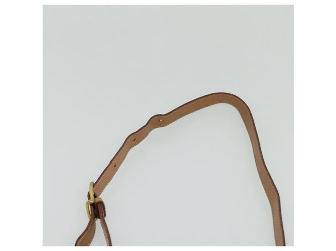 Céline Bolsa de ombro em lona Macadam CELINE, couro PVC, marrom, dourado, autêntica 123950 - vista 8