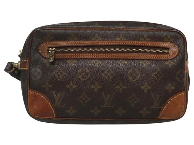LOUIS VUITTON Monogram Marly Dragonne GM Borsa Clutch M51825 LV Auth 123659 Monogramma - vista 13