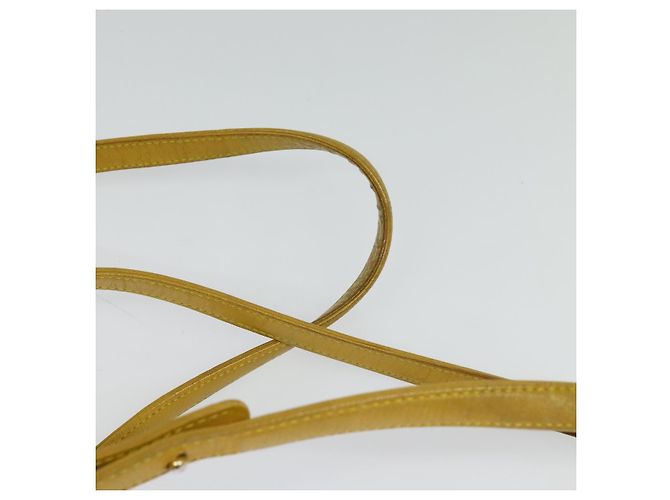Zaino in pelle Christian Dior oro giallo Auth BA2068 D'oro - vista 10