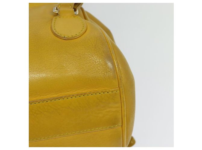 Zaino in pelle Christian Dior oro giallo Auth BA2068 D'oro - vista 15