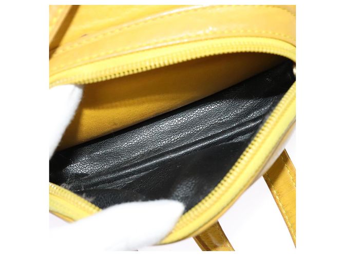 Zaino in pelle Christian Dior oro giallo Auth BA2068 D'oro - vista 21