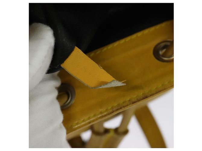 Zaino in pelle Christian Dior oro giallo Auth BA2068 D'oro - vista 22