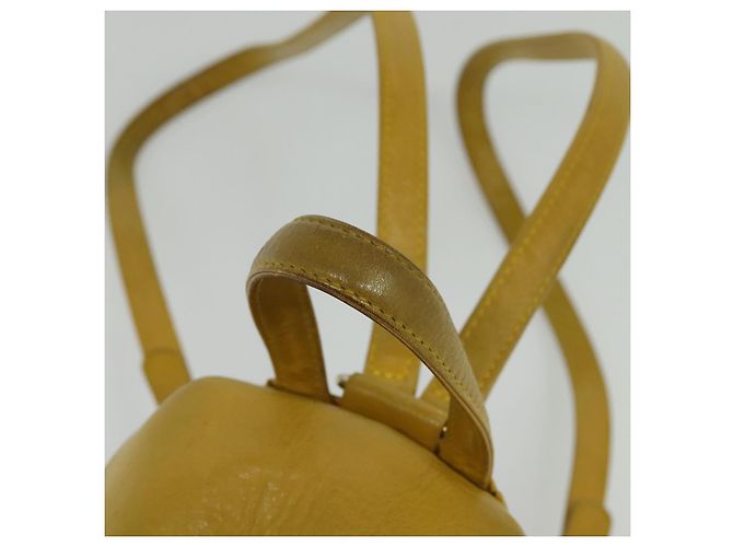 Zaino in pelle Christian Dior oro giallo Auth BA2068 D'oro - vista 7