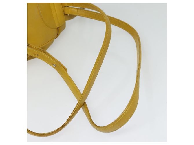 Zaino in pelle Christian Dior oro giallo Auth BA2068 D'oro - vista 9
