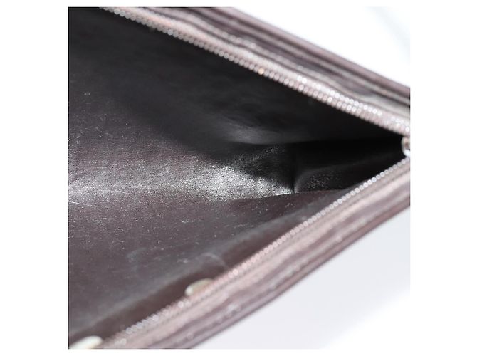 Borsa a spalla in tela Trotter Christian Dior marrone oro Auth sw662 D'oro - vista 17