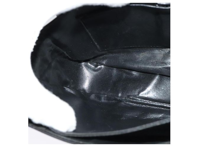 Céline Borsa a Spalla CELINE in Pelle Nera Oro Auth bs25461 - vista 18