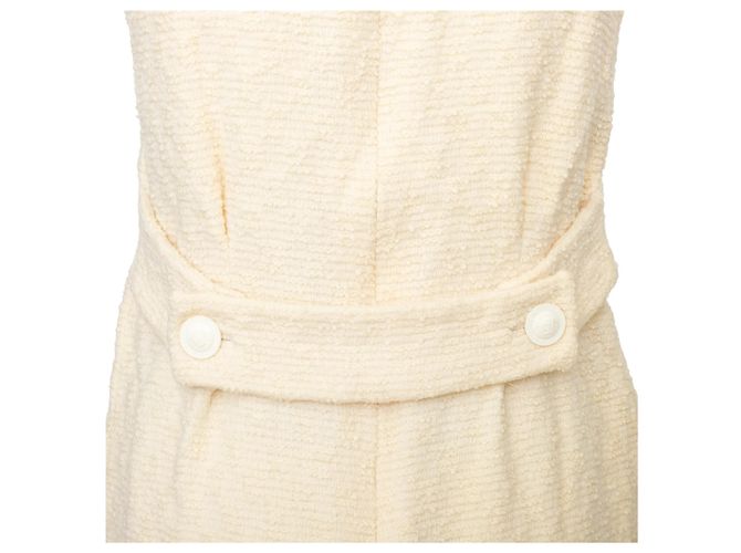 Gianni Versace Couture Woll-Minikleid Aus weiß - Ansicht 6