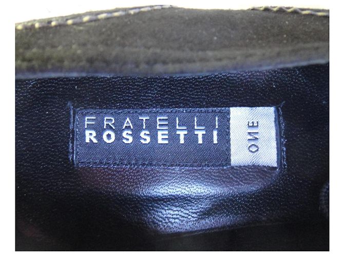 Fratelli Rosseti Fratelli Rossetti Richelieu Stringate Nere in Scamosciato Nero - vista 8