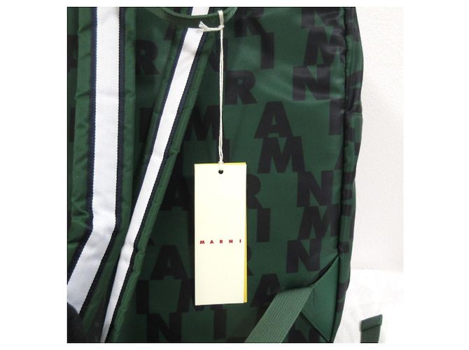 Mochila con estampado de logo Marni M00633 - vista 11
