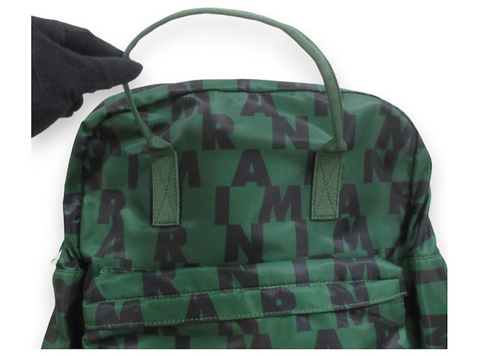 Mochila con estampado de logo Marni M00633 - vista 6