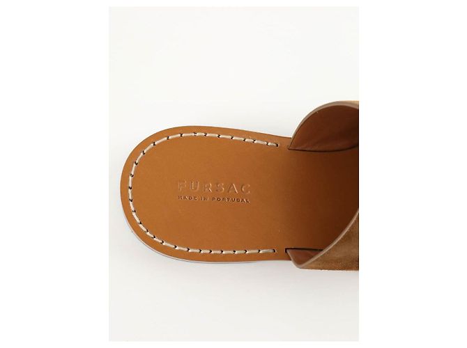Autre Marque Mule in scamosciato marrone - vista 3