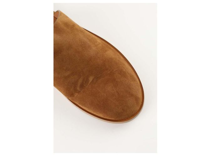 Autre Marque Mule in scamosciato marrone - vista 4