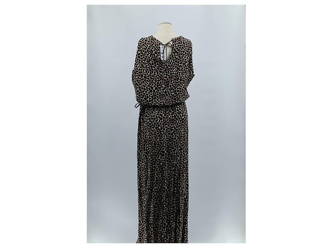 Abito in seta marrone Gerard Darel - vista 5