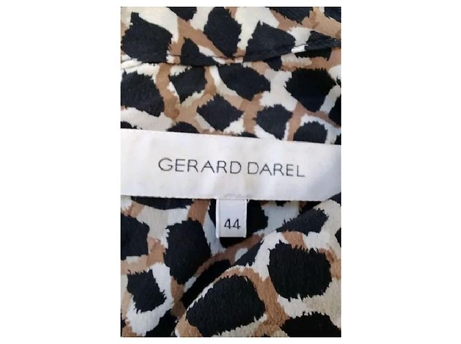 Abito in seta marrone Gerard Darel - vista 6