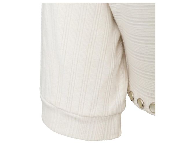 Vestido Jean Paul Gaultier de punto de algodón Eggshell Blanco roto - vista 12