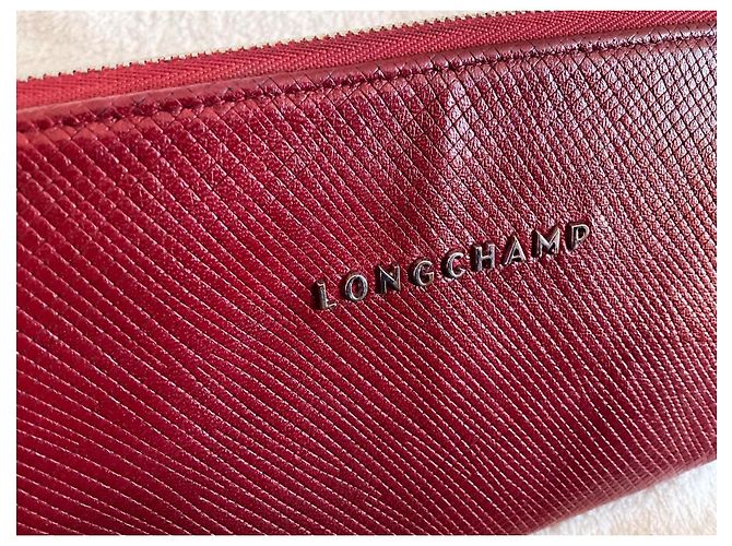 Cartera Longchamp Companion Cuero Burdeos - vista 3