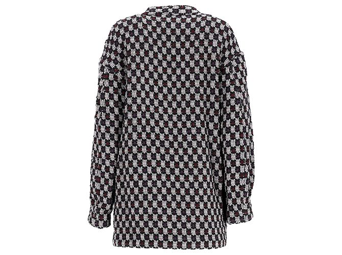 Isabel Marant Dianeline Jacke aus schwarzer Wolle Mehrfarben - Ansicht 8