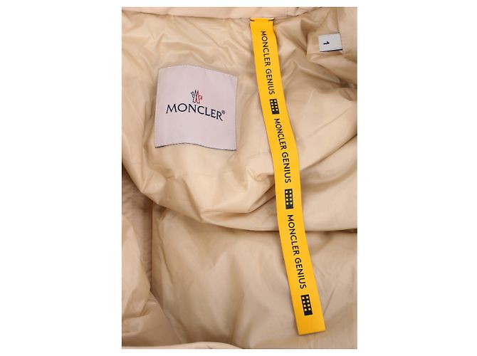 Moncler Genius 2 Moncler 1952 Chaleco Largo Camellias en Nylon Beige - vista 4