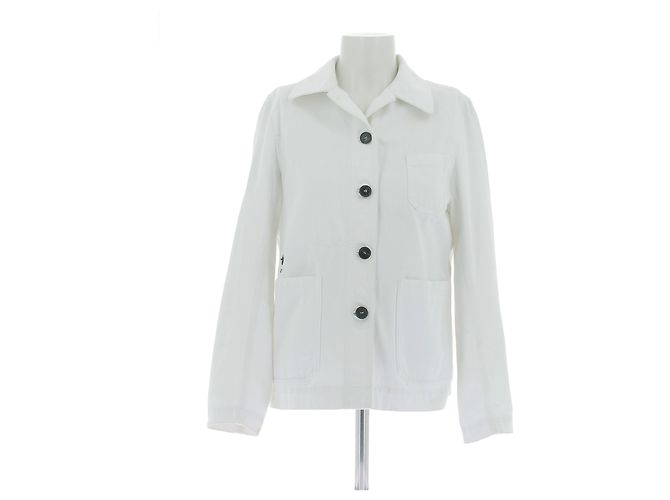Christian Dior Weiße Jeansjacke - Ansicht 2