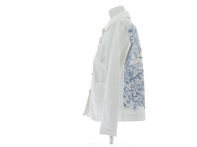 Christian Dior Weiße Jeansjacke - Ansicht 4
