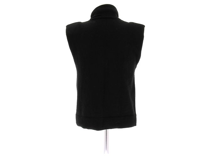 Autre Marque Suéter de cuello alto de lana Negro - vista 2