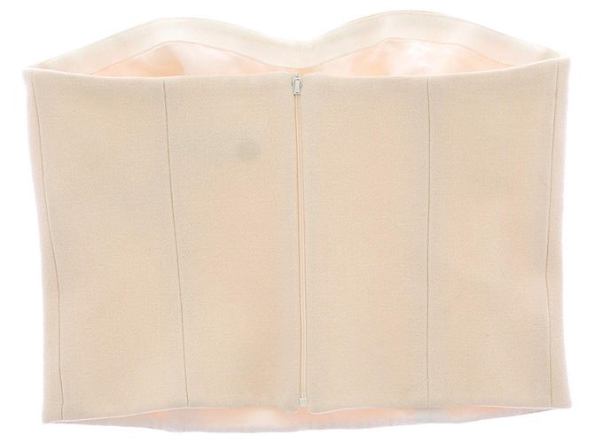 Stella Mc Cartney Top bustier de lana Stella McCartney Camel Camello - vista 2