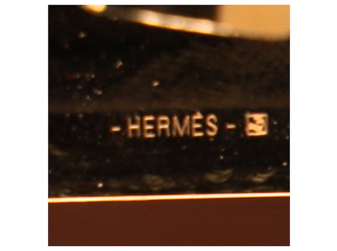 Bracciale Kelly Dog di Hermès in pelle nera Nero - vista 7