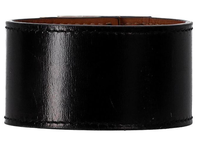 Bracciale Kelly Dog di Hermès in pelle nera Nero - vista 9