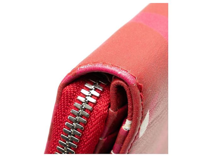 Portafoglio in pelle compatto Balenciaga rosso - vista 5