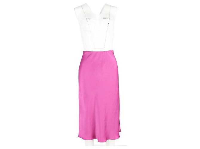 Falda Midi Nanushka en Satén Rosa - vista 4