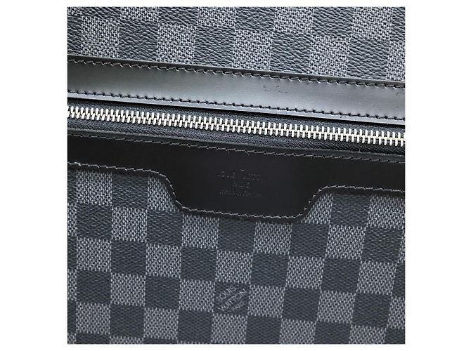 Valigia Louis Vuitton Damier Graphite Pegase 65 Nero - vista 2