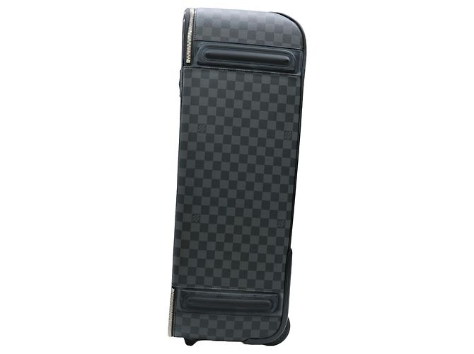 Valigia Louis Vuitton Damier Graphite Pegase 65 Nero - vista 3