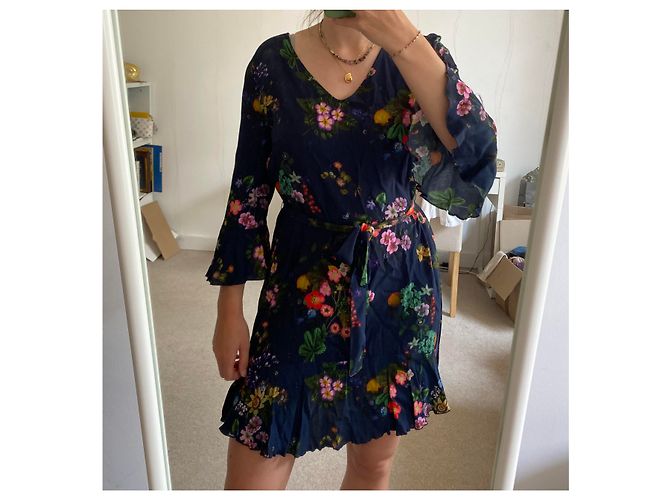 Autre Marque Kurzes blaues Blumenkleid Liu Jo - Ansicht 2