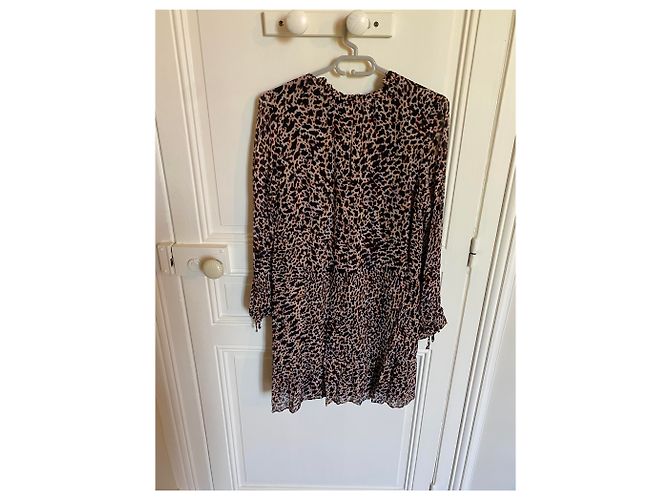 Autre Marque Kurzes Kleid mit Leopardenmuster Sud Express - Ansicht 2