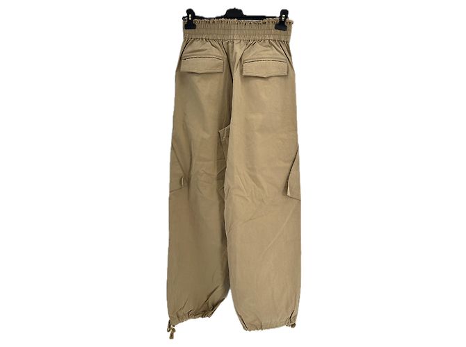 Autre Marque Pantalones cargo DION LEE Camel de algodón Talla 36 Camello - vista 2