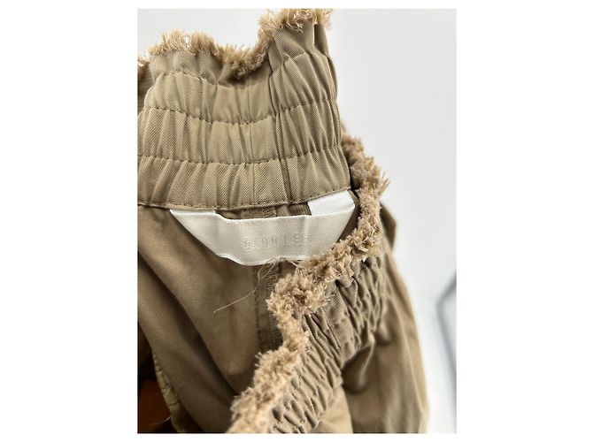 Autre Marque Pantalones cargo DION LEE Camel de algodón Talla 36 Camello - vista 3