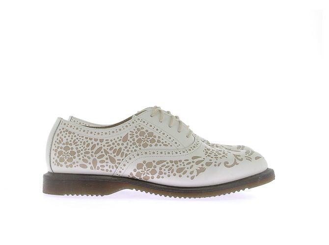 Dr. Martens Derbies blancas "Aila" Blanco - vista 2