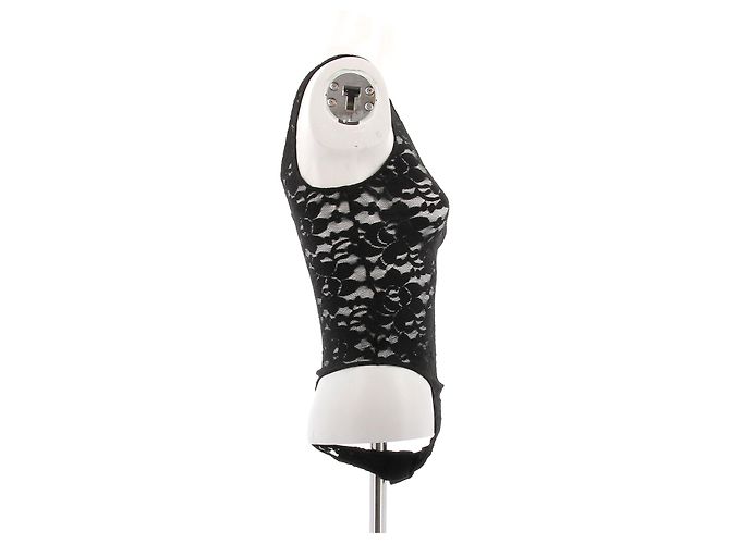 Body de encaje negro Anine Bing - vista 3