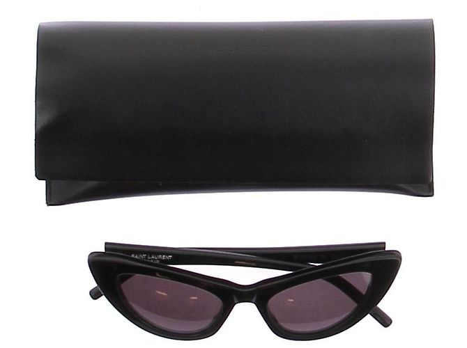 Saint Laurent Gafas de sol negras Negro - vista 7