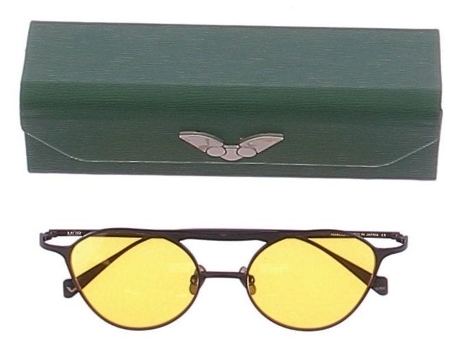 Autre Marque Gafas de sol "Picciotto" de metal Amarillo - vista 7
