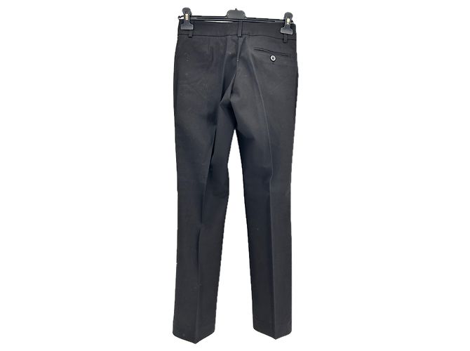 Autre Marque Pantalones negros de algodón GUNEX Talla 34 - vista 2