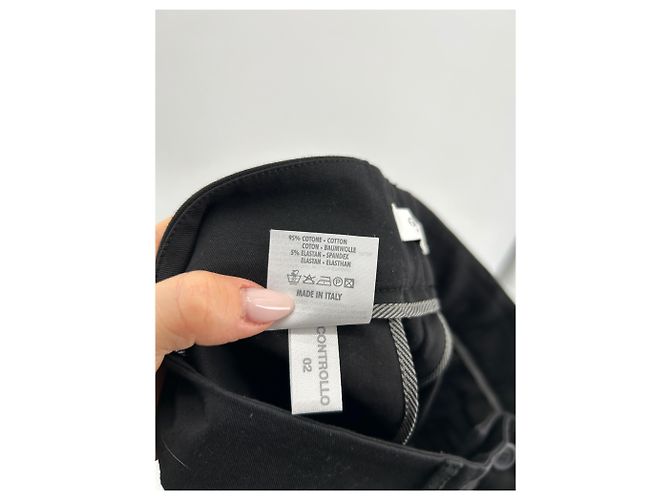 Autre Marque Pantalones negros de algodón GUNEX Talla 34 - vista 5