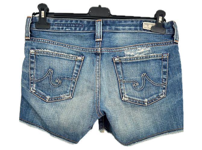 Mini shorts de mezclilla azul Adriano Goldschmied - vista 2