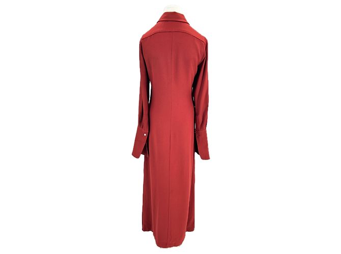 Autre Marque BITE Rotes langes Kleid aus Viskose Größe 8 UK - Ansicht 2
