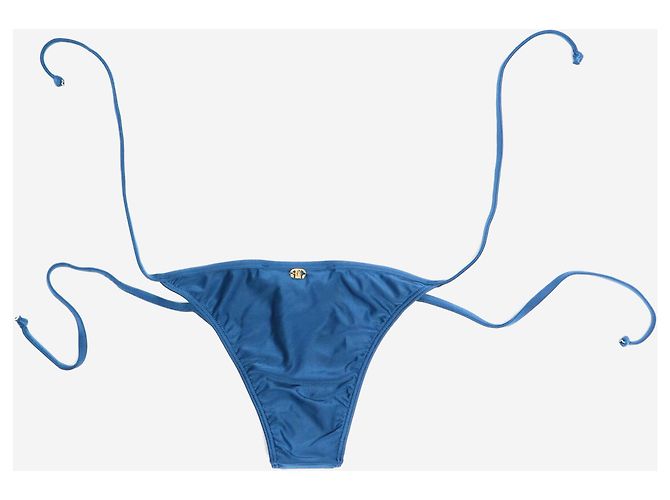Autre Marque Blaues Bikini-Set mit Netzdetails - Größe M - Ansicht 2