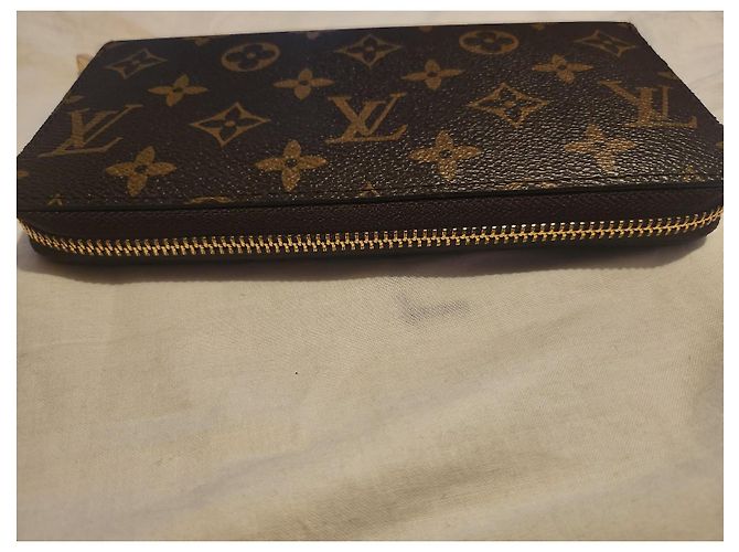 Cartera Louis Vuitton Zippy de piel marrón Castaño - vista 10