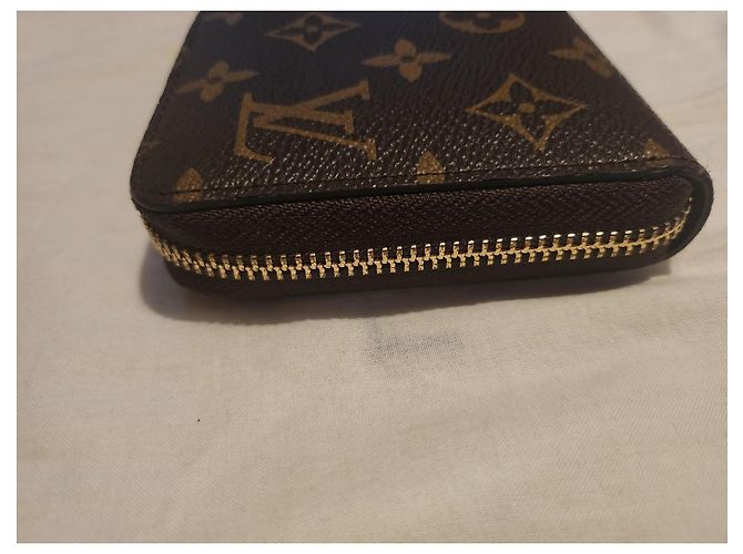 Cartera Louis Vuitton Zippy de piel marrón Castaño - vista 11