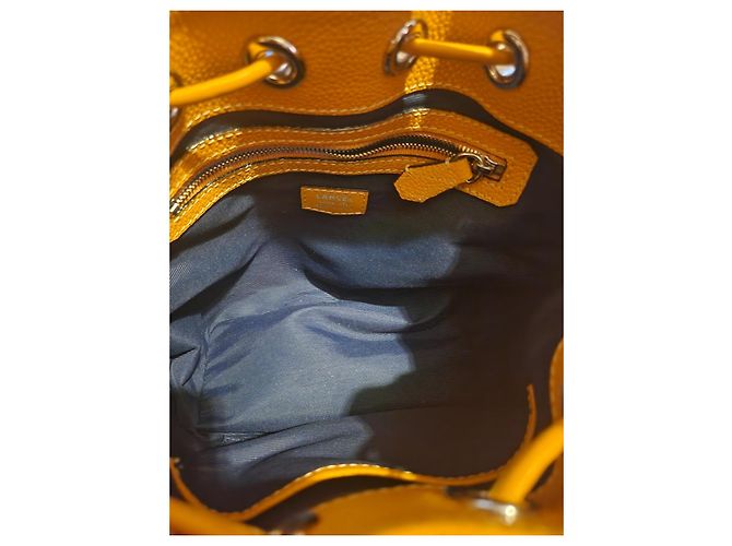 Borsa a mano Lancel in pelle gialla Giallo - vista 11