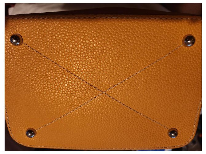Borsa a mano Lancel in pelle gialla Giallo - vista 3